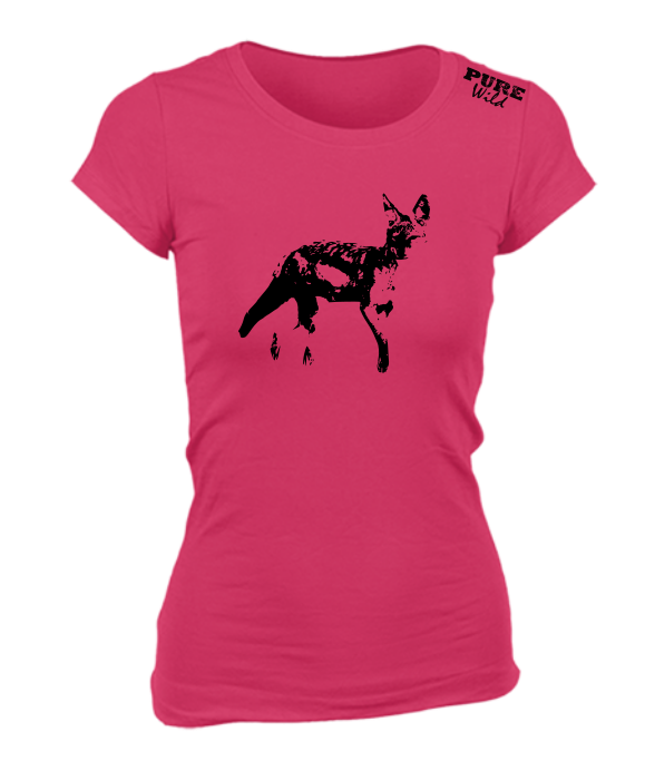 Black-backed Jackal T-Shirt For The Ladies