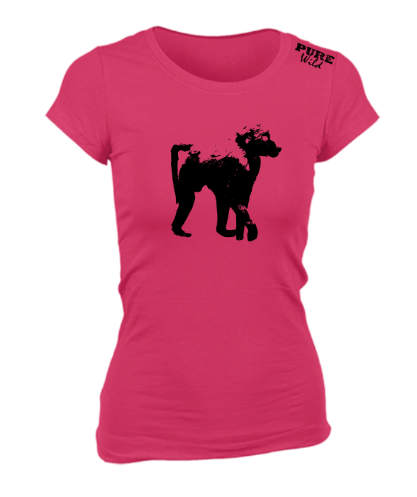 Baboon T-Shirt For The Ladies