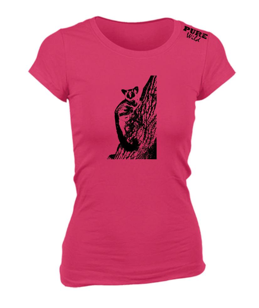 Bush Baby T-Shirt For The Ladies