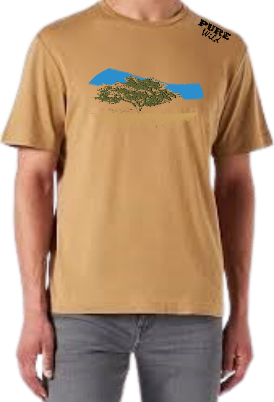 Camel Thorn  Tree T-Shirt For A Real Man