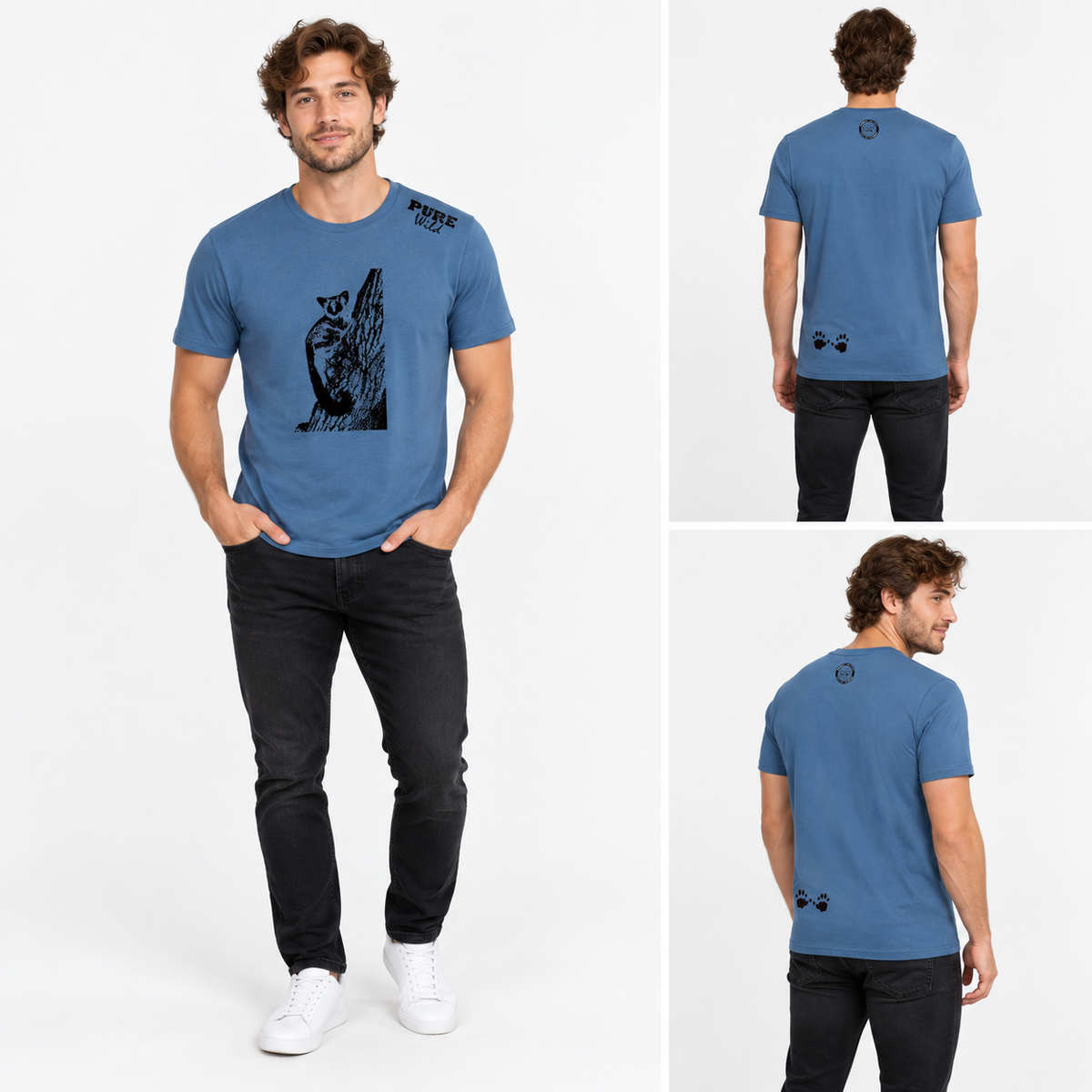 Bushbaby men's T-shirt – alternate product view 4