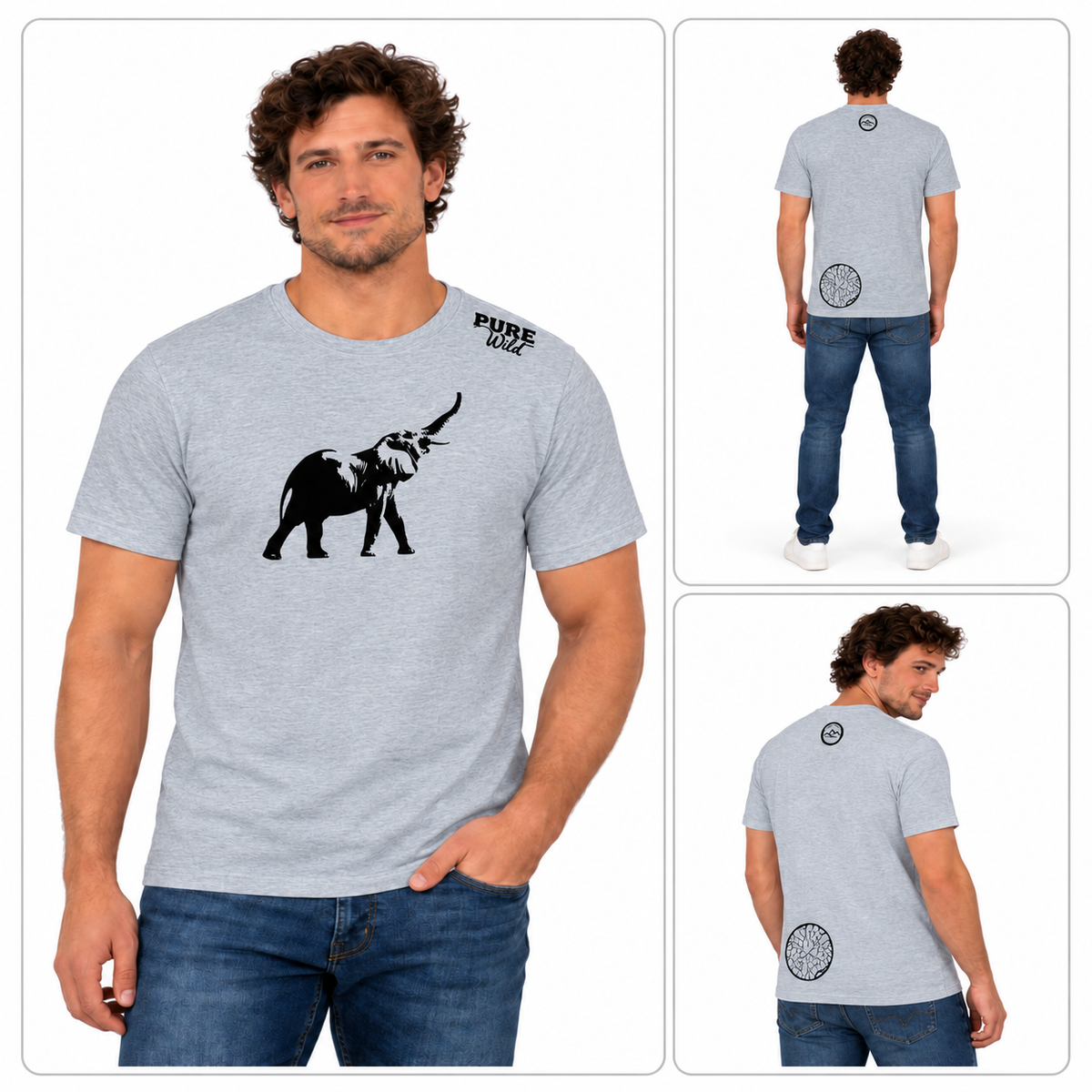 Elephant T-Shirt For A Real Man