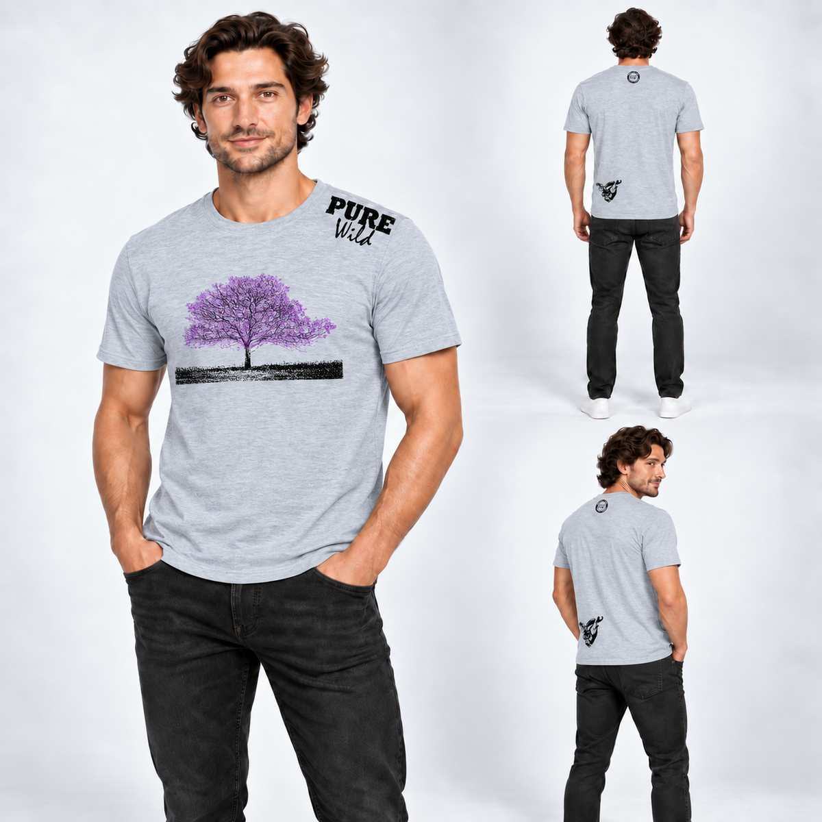 Jacaranda Tree T-Shirt For A Real Man