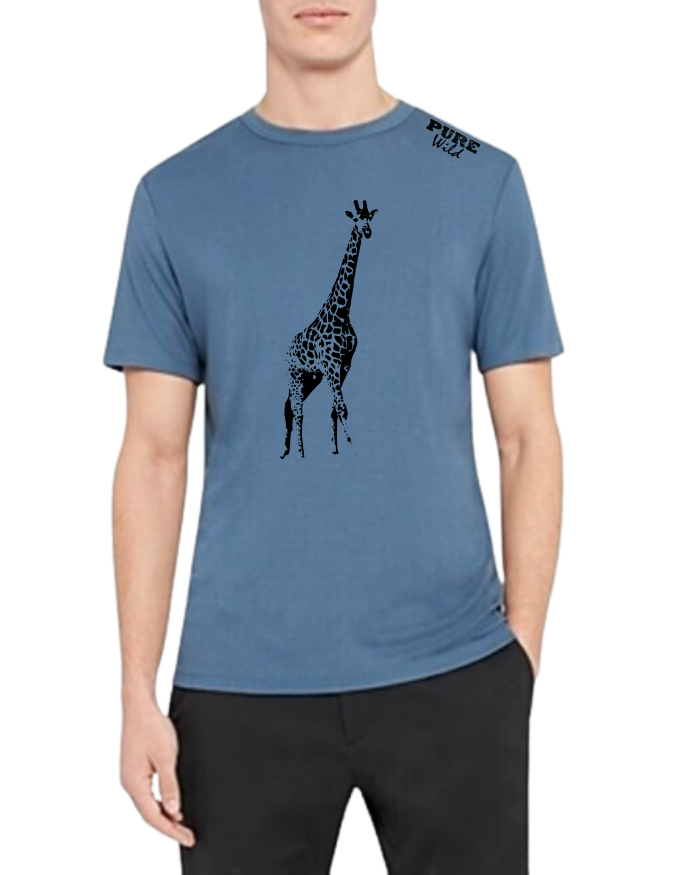 Giraffe T-Shirt For A Real Man
