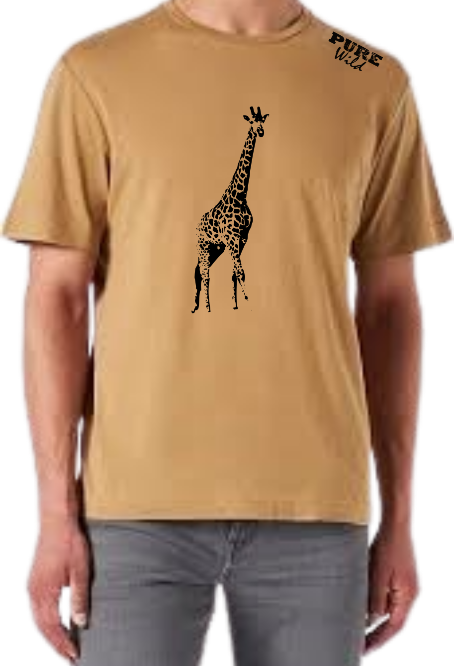 Giraffe T-Shirt For A Real Man