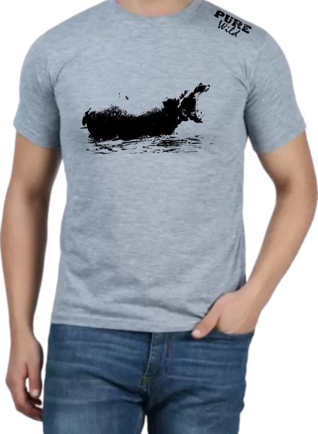 Hippo T-Shirt For A Real Man