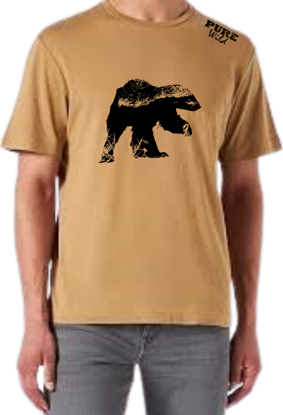 Honey Badger T-Shirt For A Real Man