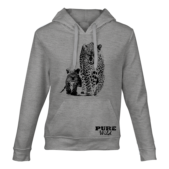 The Leopard Family Hooded Sweatshirt for Him and Her