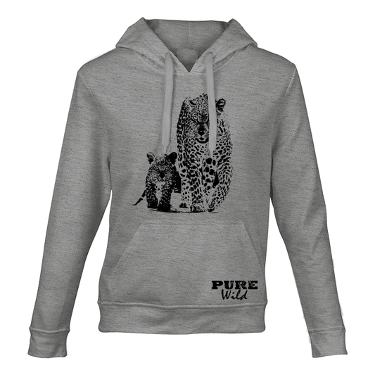The Leopard Family Hooded Sweatshirt for Him and Her