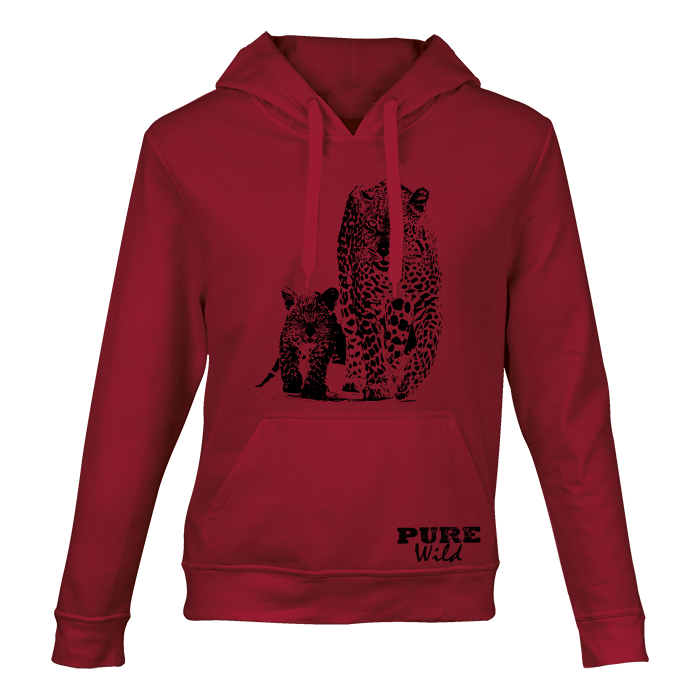 The Leopard Family Hooded Sweatshirt for Him and Her