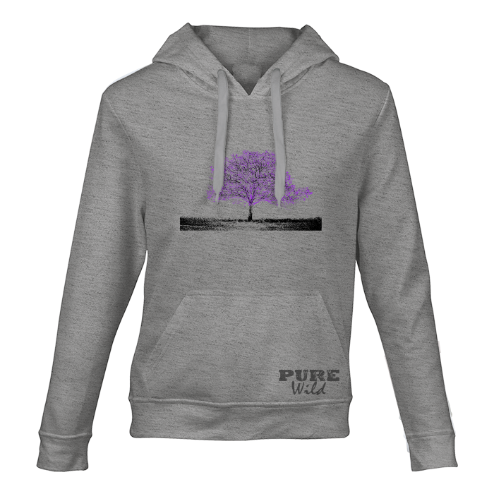 Jacaranda Tree Hooded Sweatshirt for Him and Her