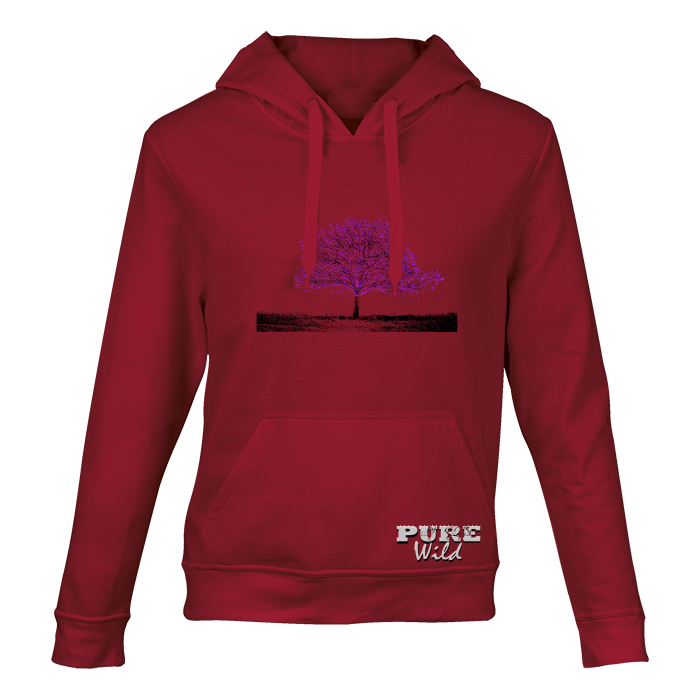 Jacaranda Tree Hooded Sweatshirt for Him and Her