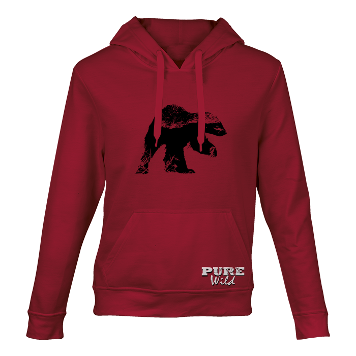 Honey Badger Hooded Sweatshirt for Him and Her