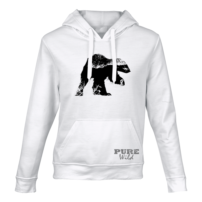 Honey Badger Hooded Sweatshirt for Him and Her