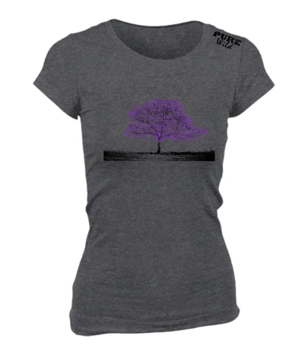 Jacaranda Tree T-Shirt For The Ladies