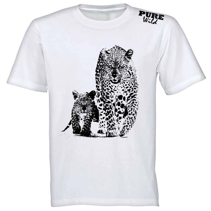 The Leopard Family T-Shirt For A Real Man