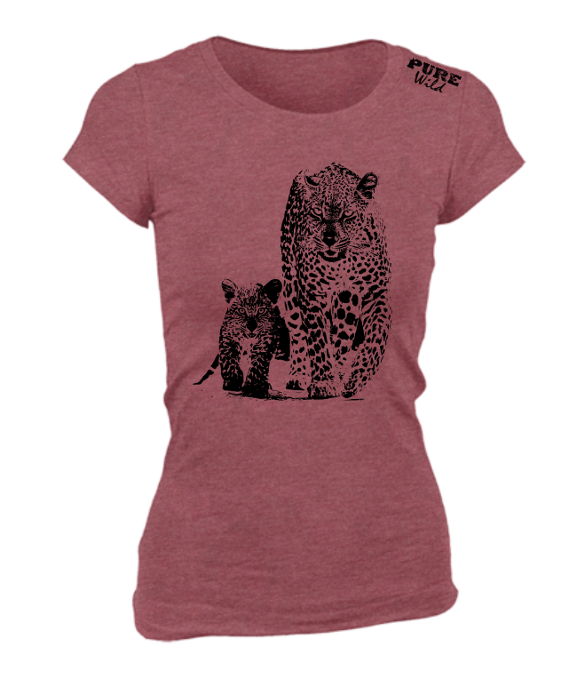 The Leopard Family T-Shirt For The Ladies