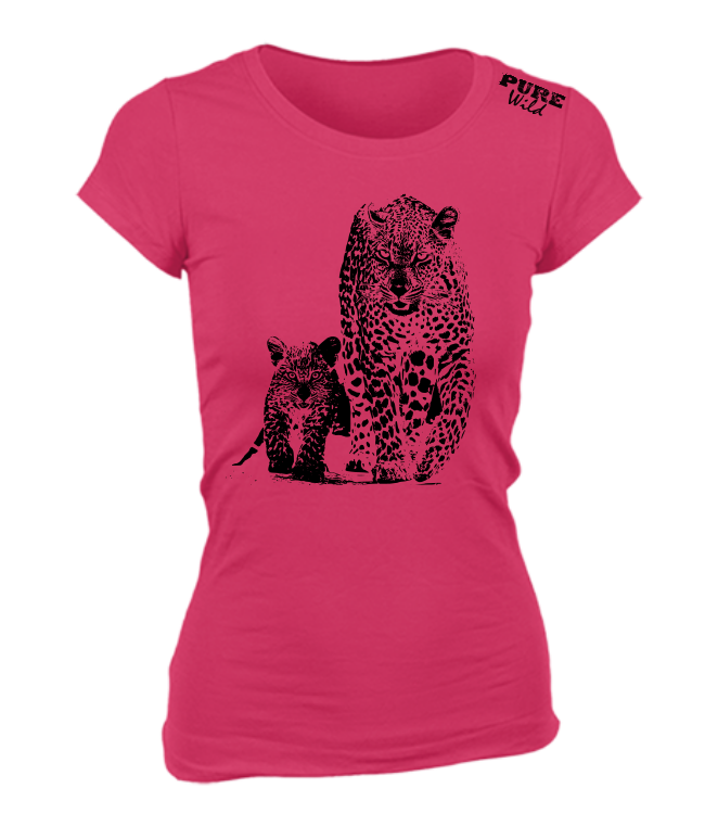 The Leopard Family T-Shirt For The Ladies