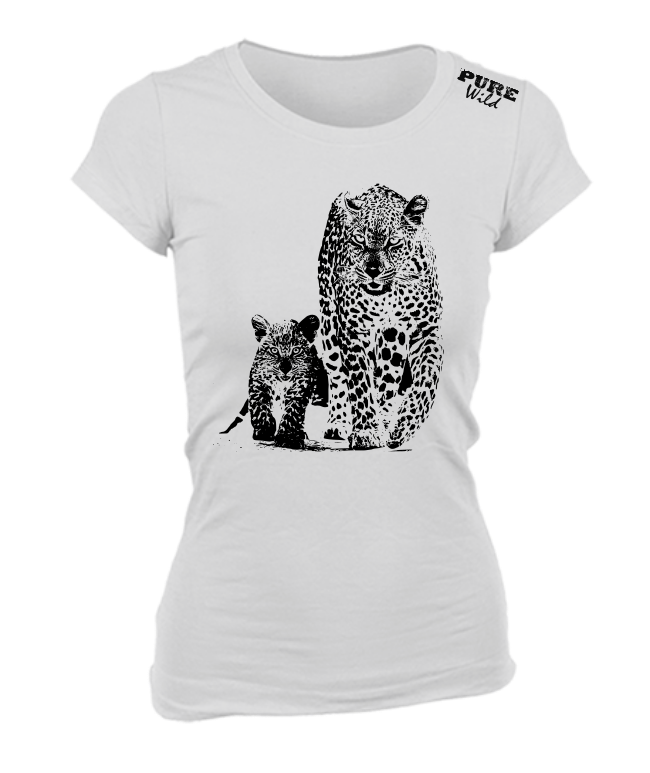 The Leopard Family T-Shirt For The Ladies