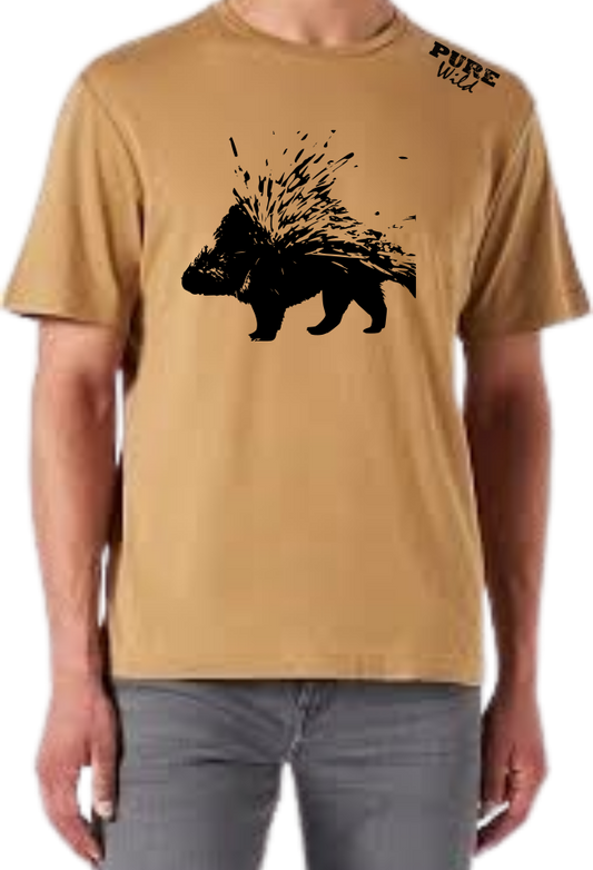 Porcupine T-Shirt For A Real Man