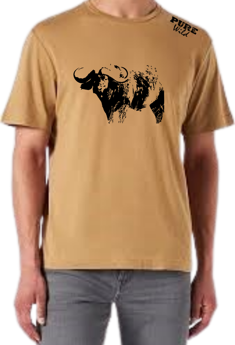 Buffalo T-Shirt For A Real Man
