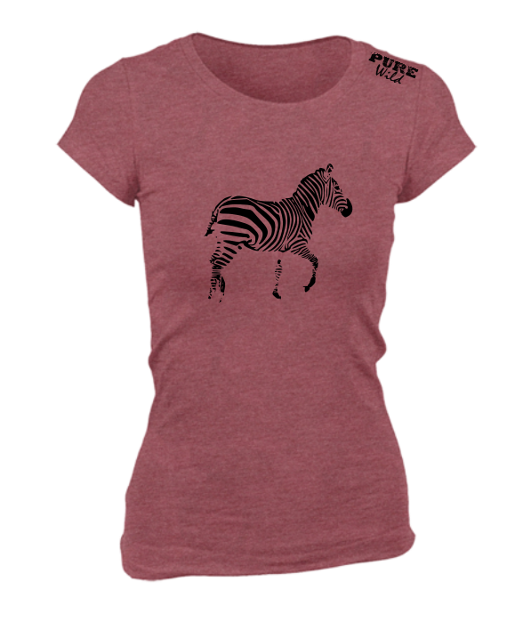 Zebra T-Shirt For The Ladies