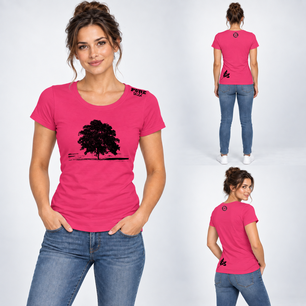 Oak Tree T-Shirt For The Ladies
