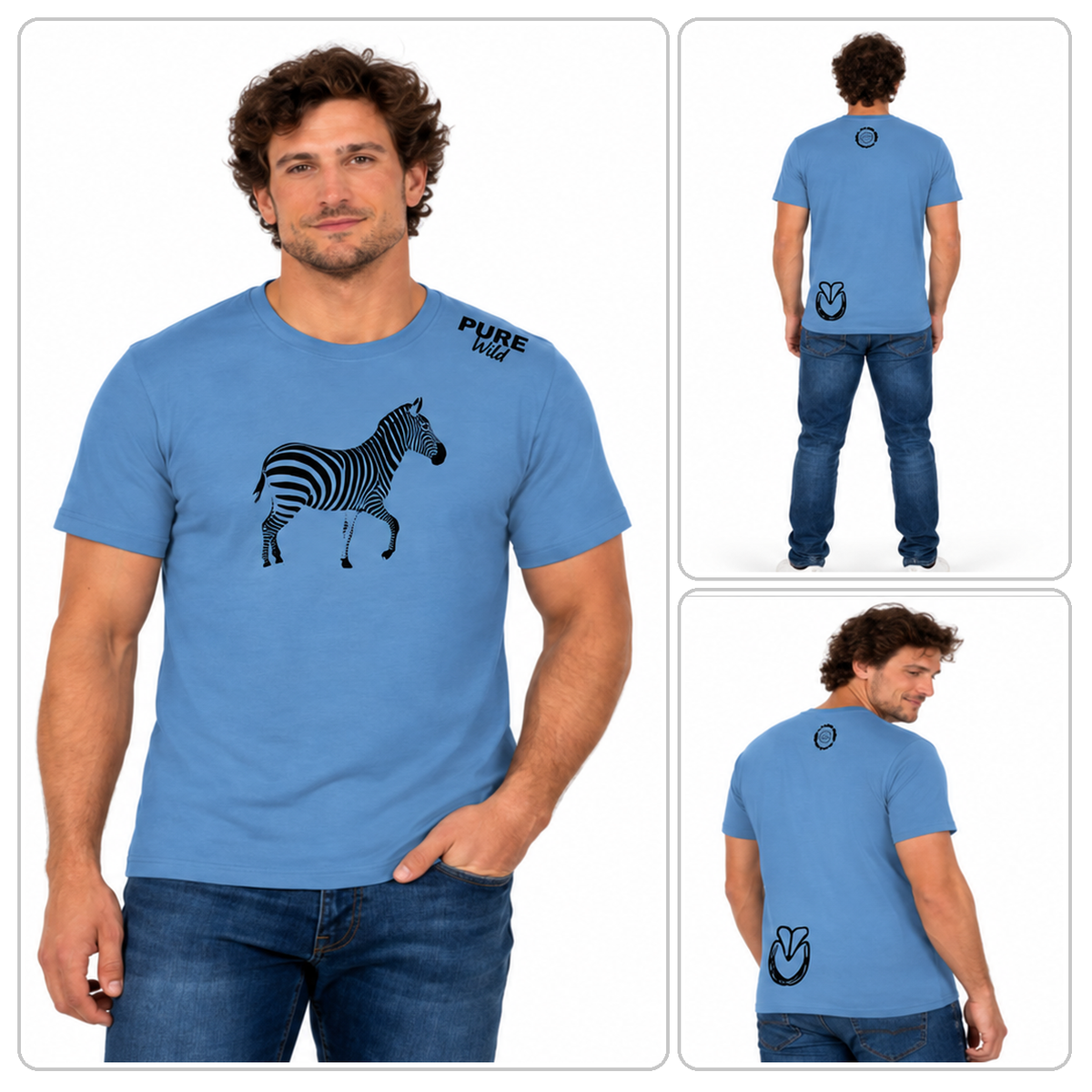 Zebra T-Shirt For A Real Man