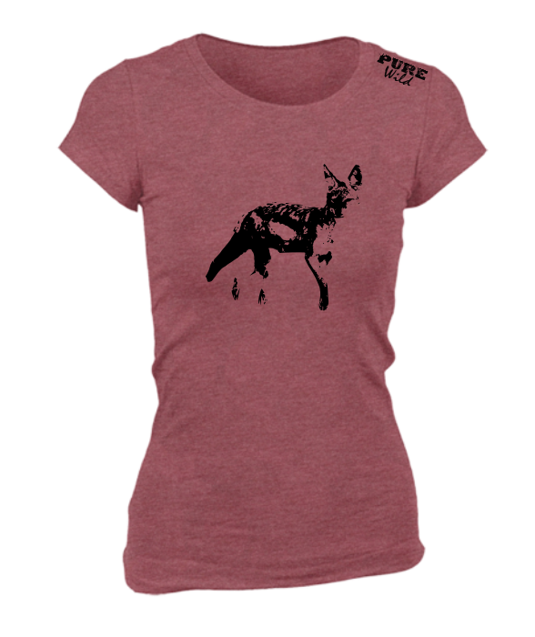 Black-backed Jackal T-Shirt For The Ladies