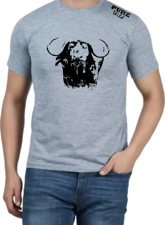 The Buffalo Head T-Shirt For A Real Man