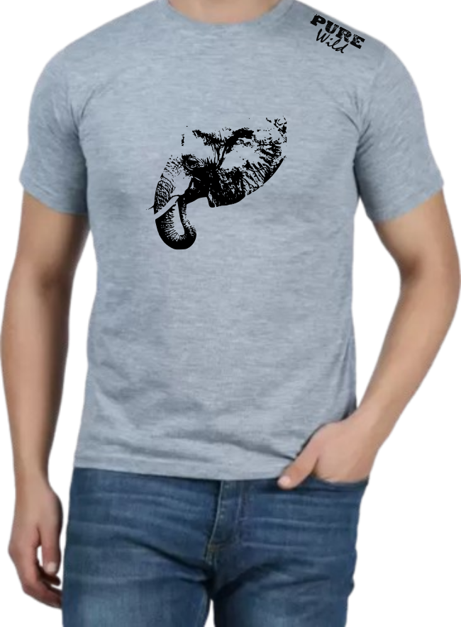 The Elephant Head T-Shirt For A Real Man