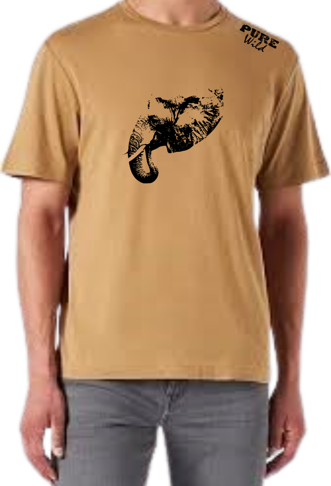 The Elephant Head T-Shirt For A Real Man