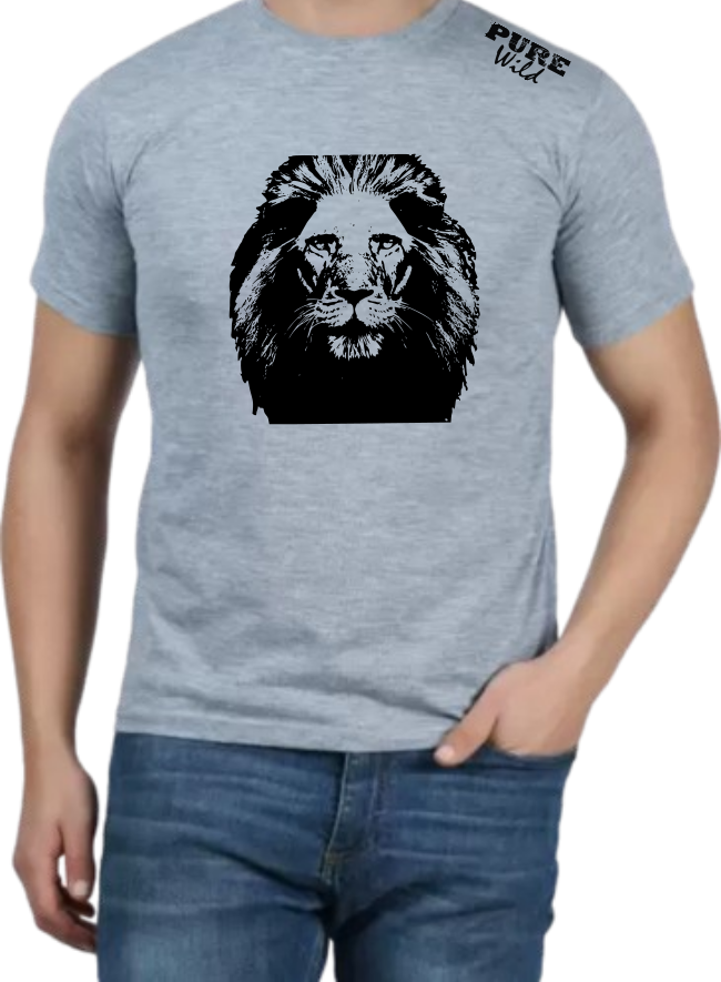 The Lion Head T-Shirt For A Real Man