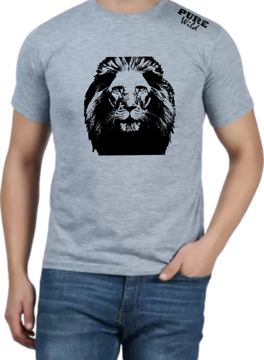 The Lion Head T-Shirt For A Real Man