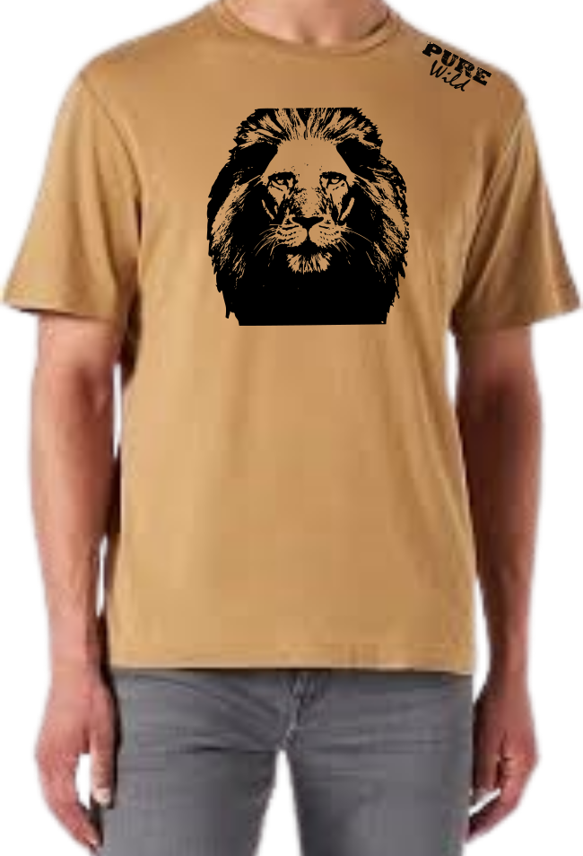 The Lion Head T-Shirt For A Real Man