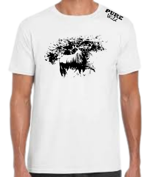 Blue Wildebeest T-Shirt For A Real Man