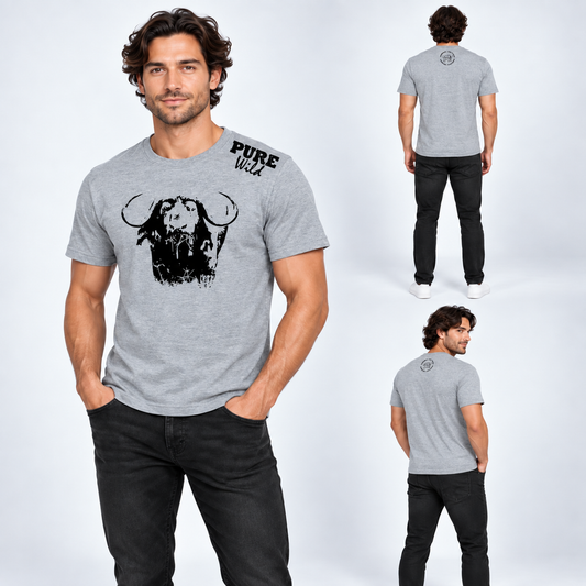 The Buffalo Head T-Shirt For A Real Man