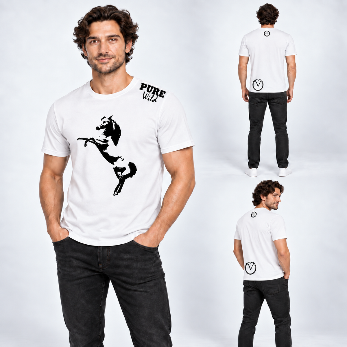 Horse T-Shirt For A Real Man