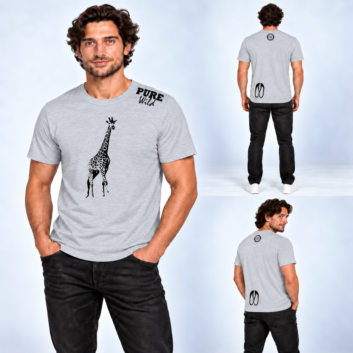 Giraffe T-Shirt For A Real Man