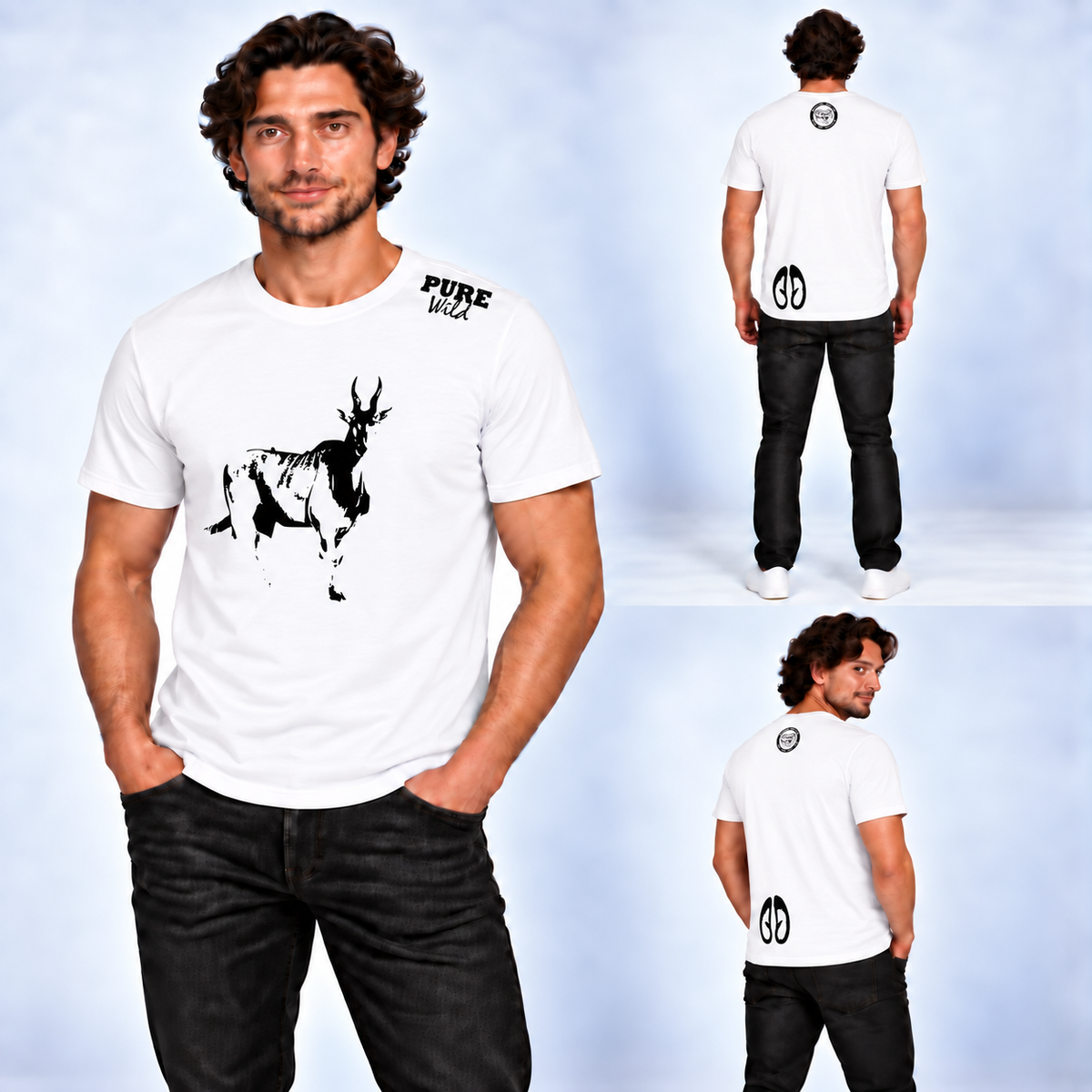 Eland men's T-shirt – alternate product view 2