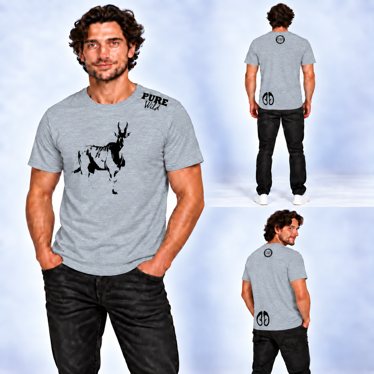 Eland men's T-shirt – alternate product view 1