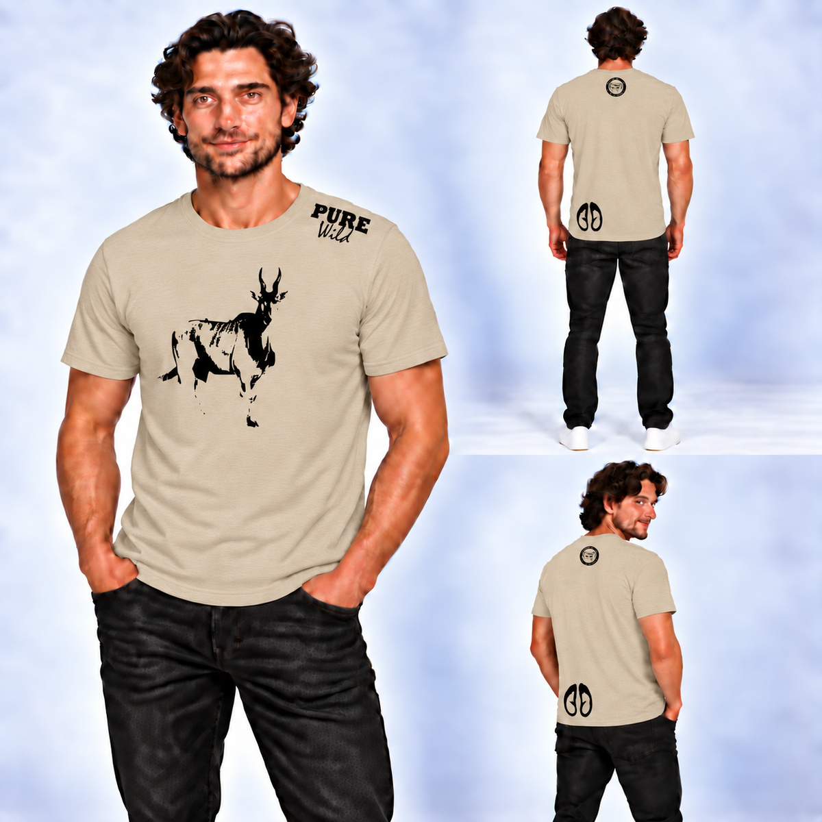 Eland men's T-shirt – alternate product view 4