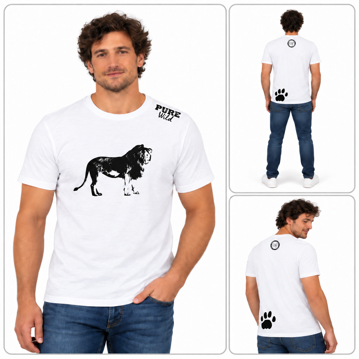 Lion T-Shirt For A Real Man