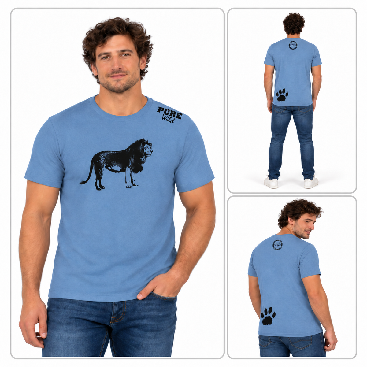 Lion T-Shirt For A Real Man