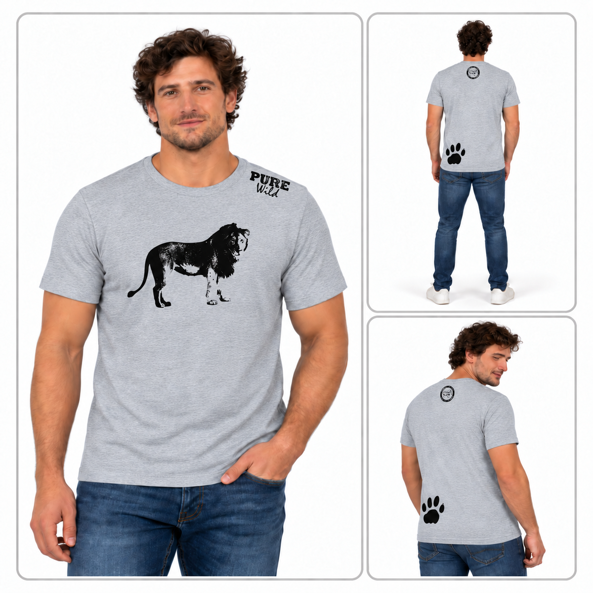 Lion T-Shirt For A Real Man