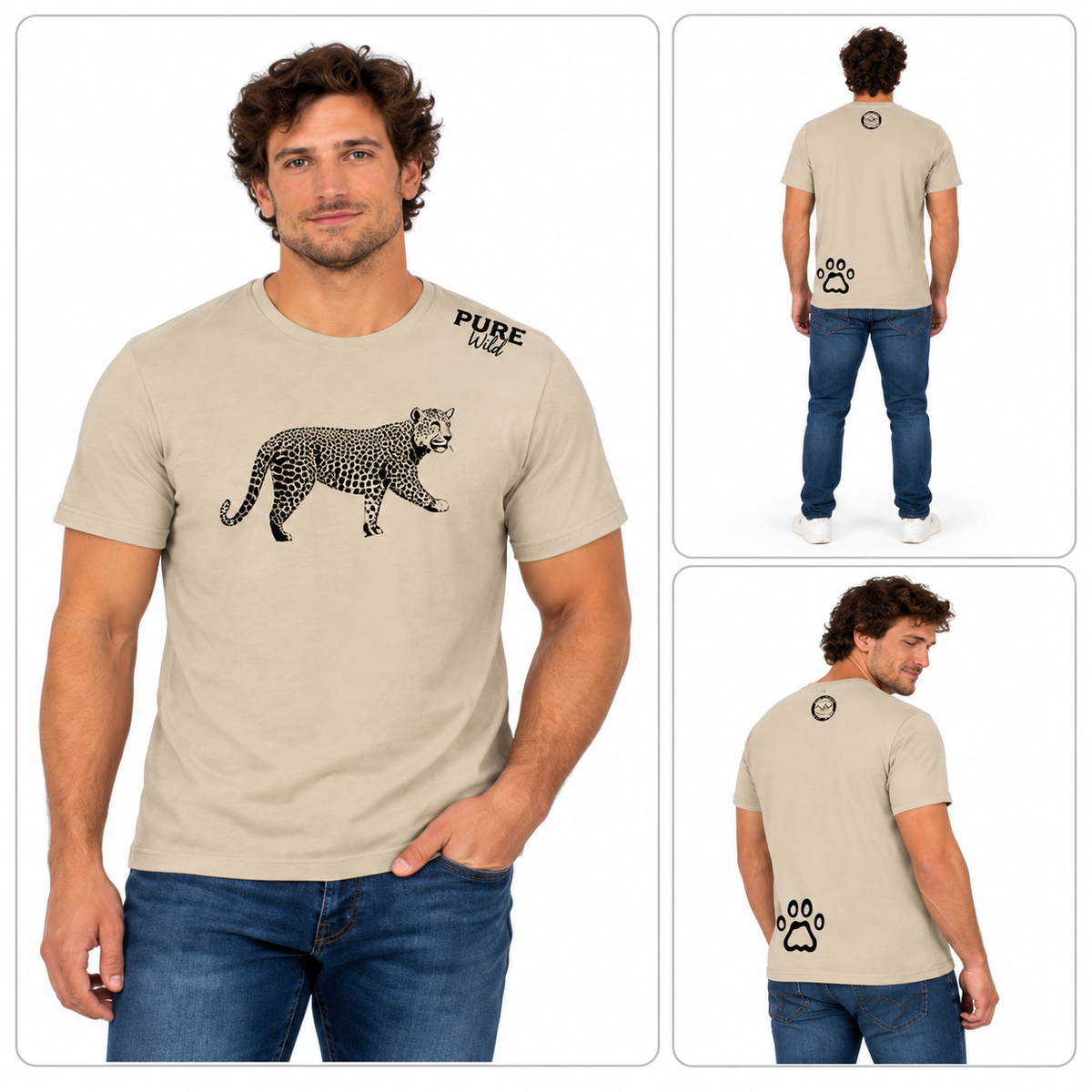 Leopard T-Shirt For A Real Man