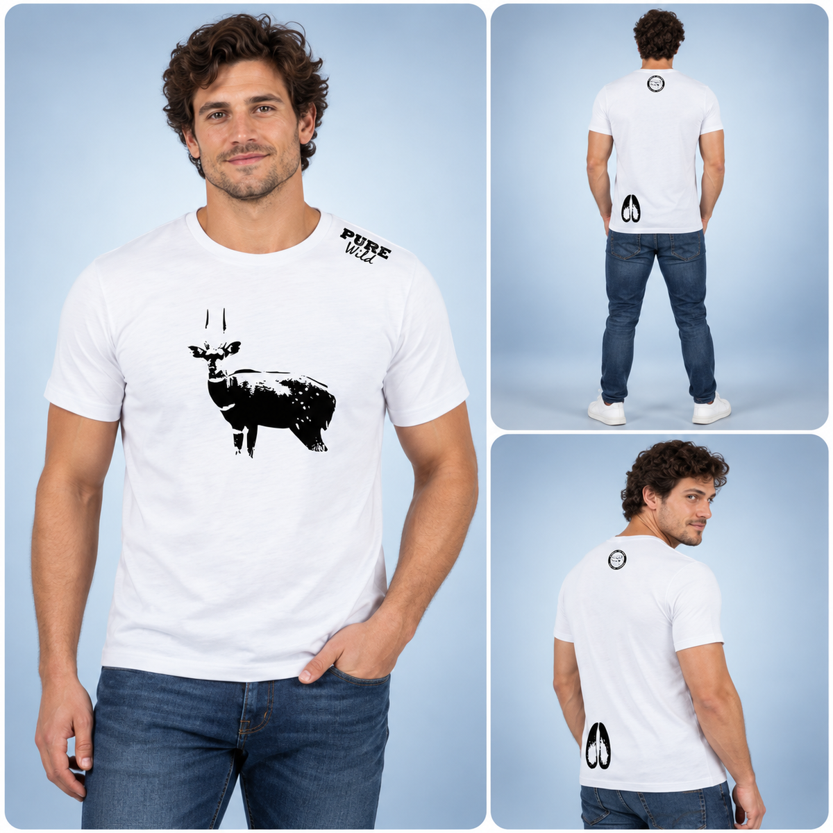 Bushbuck men's T-shirt – alternate product view 4