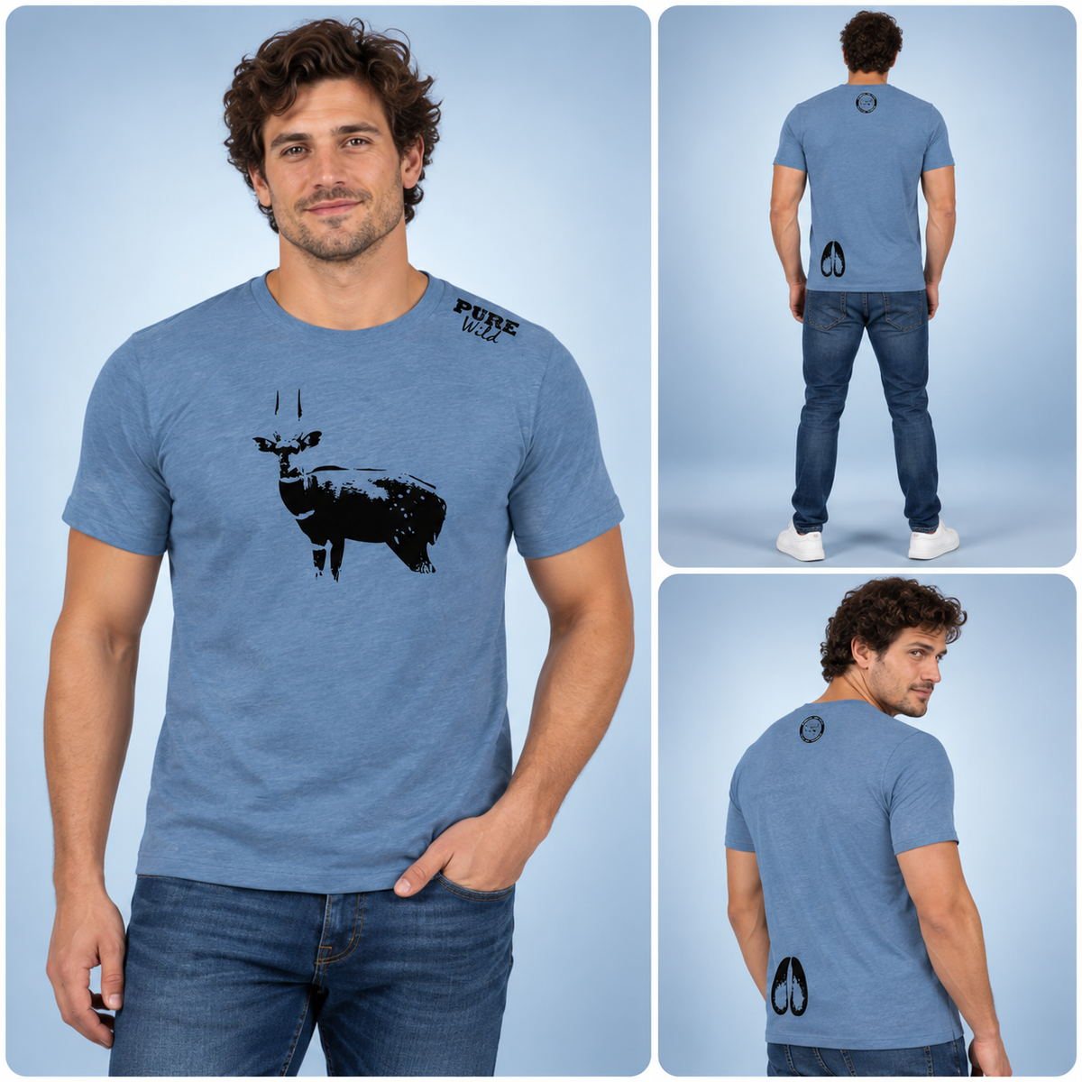 Bushbuck men's T-shirt – alternate product view 2