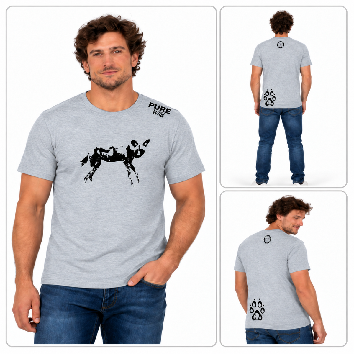 Wild Dog T-Shirt For A Real Man