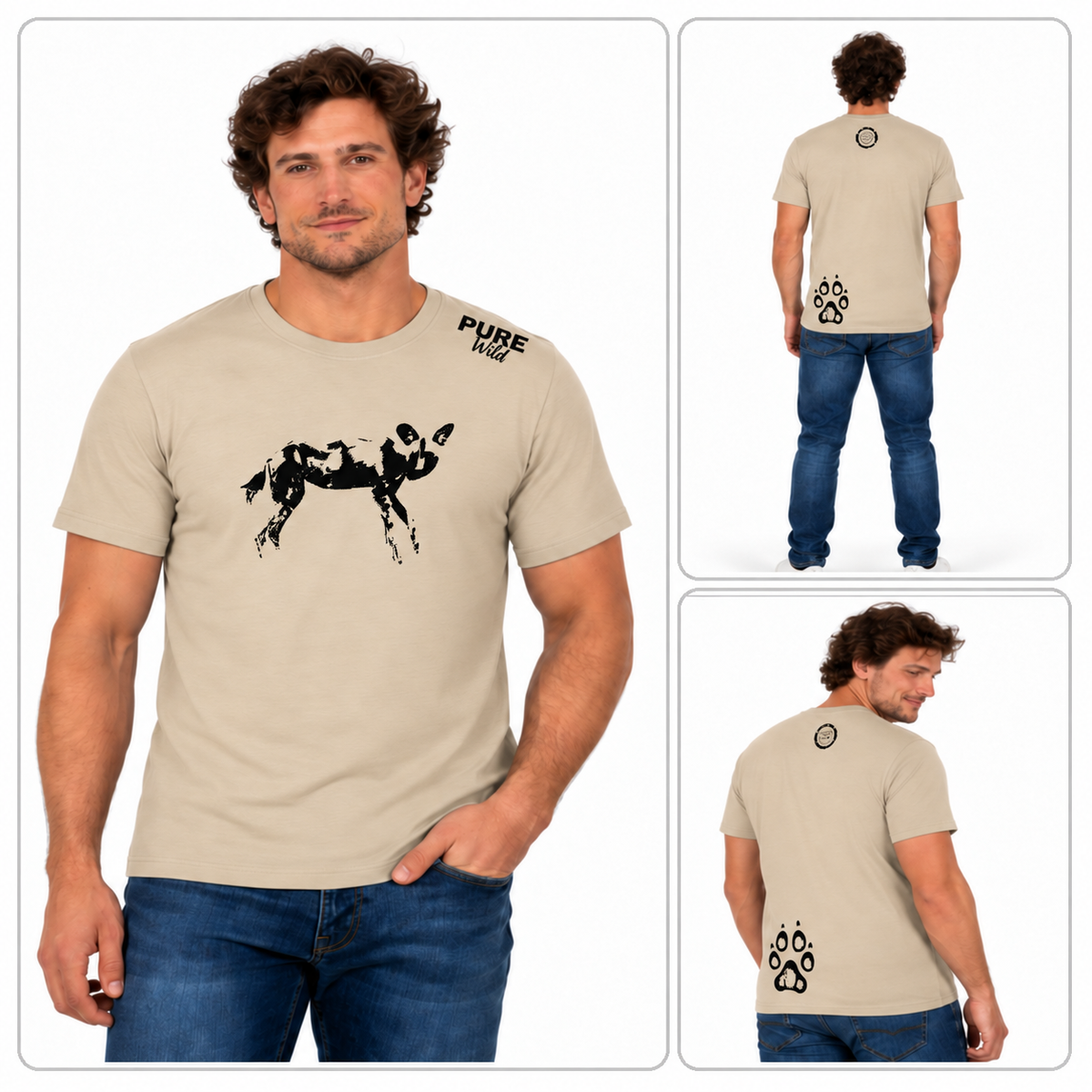 Wild Dog T-Shirt For A Real Man